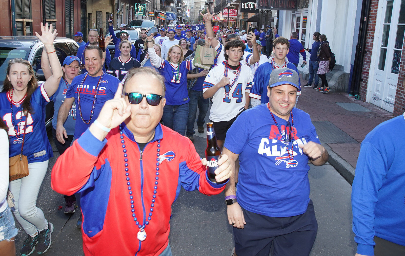 Buffalo Bills packers of NOLA Takeover Parade